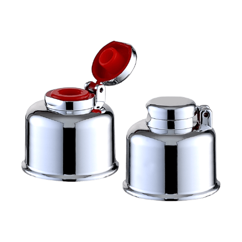 Plastik Gümüş sprey görünümü Nozül kapağı